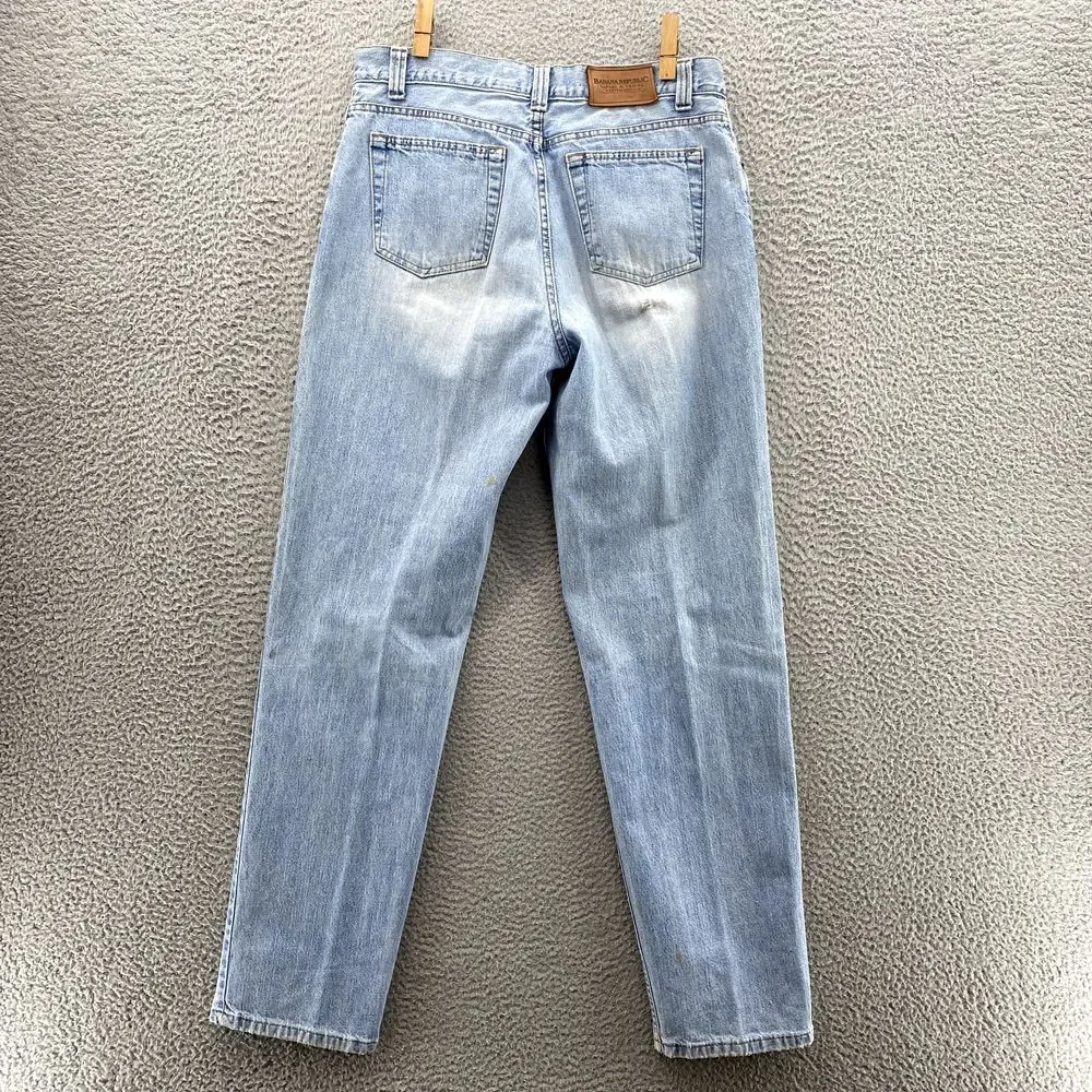 Vintage Banana Republic Jeans Men 32x32* Button Fly 90's Straight Y2k Streetwear